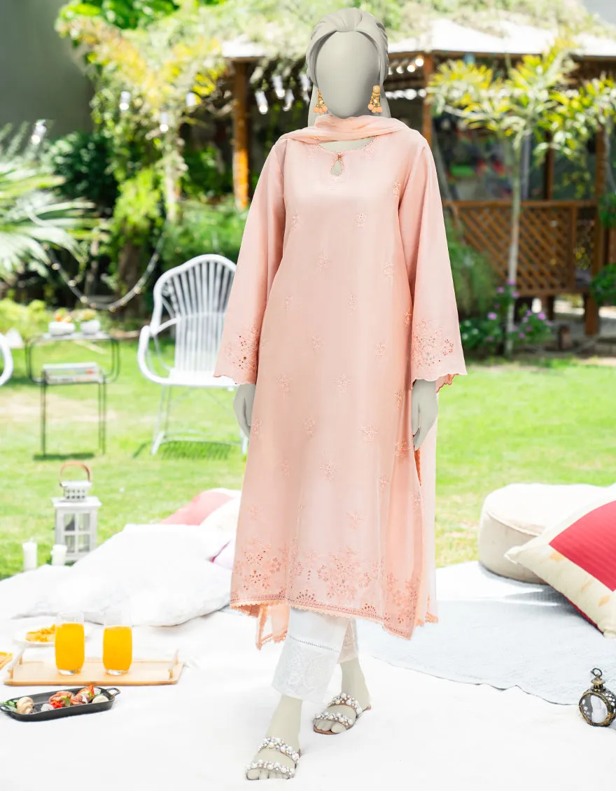 PINK DYED 2PC UNSTITCHED | JLAWN-S-JDS-25-1121/ sold by Junaid Jamshed