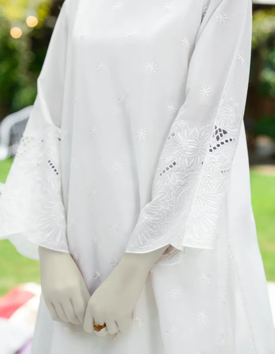 WHITE DYED 2PC UNSTITCHED | JLAWN-S-JDS-25-1120/ sold by Junaid Jamshed product image thumbnail 4