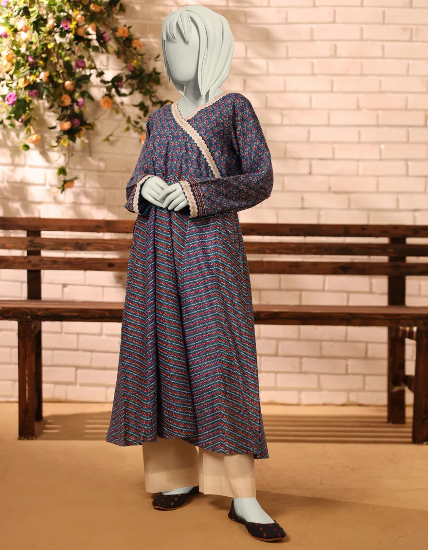 BLUE LAWN KURTI | JYGK-S-JTS-25-4062 F sold by Junaid Jamshed