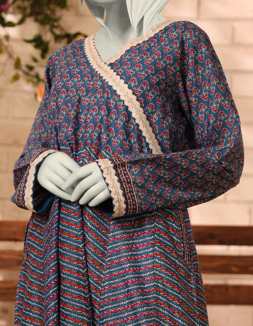 BLUE LAWN KURTI | JYGK-S-JTS-25-4062 F sold by Junaid Jamshed product image thumbnail 2