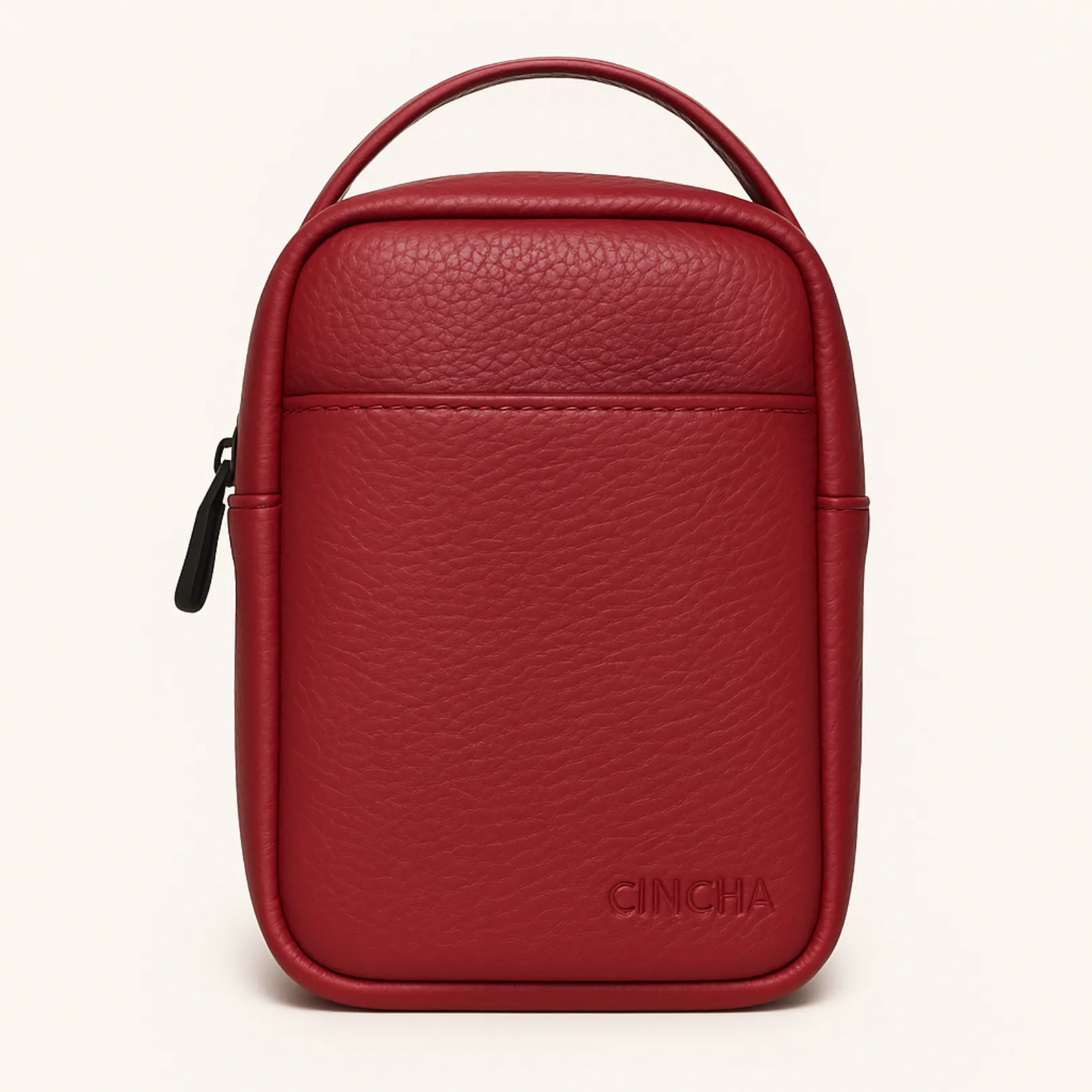 The Bigger Leather Bag Buddy - Port sold by Cincha Travel