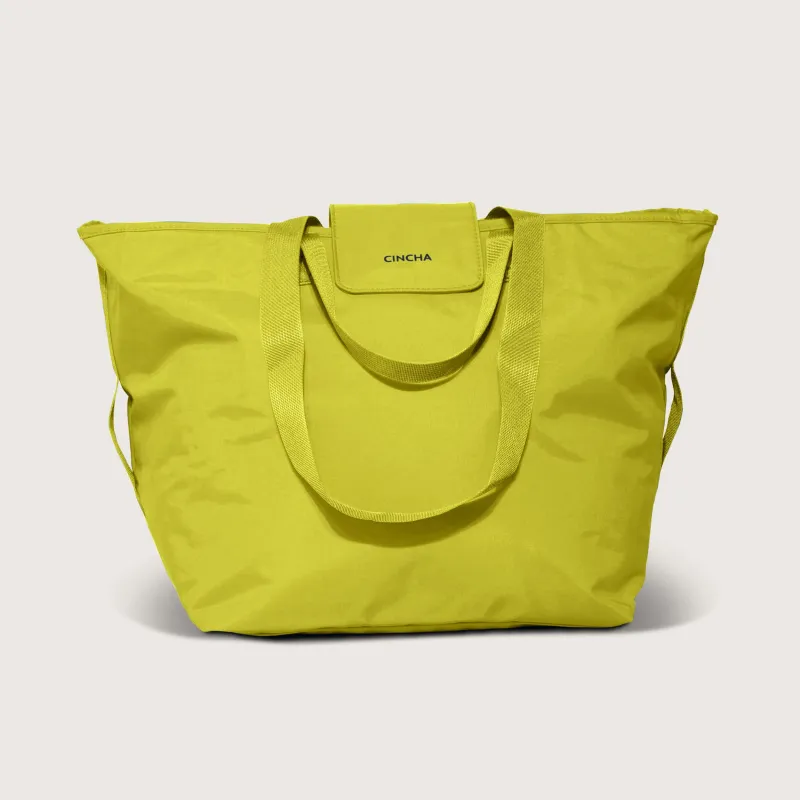 The Nylon Zip-All Tote - Citron sold by Cincha Travel