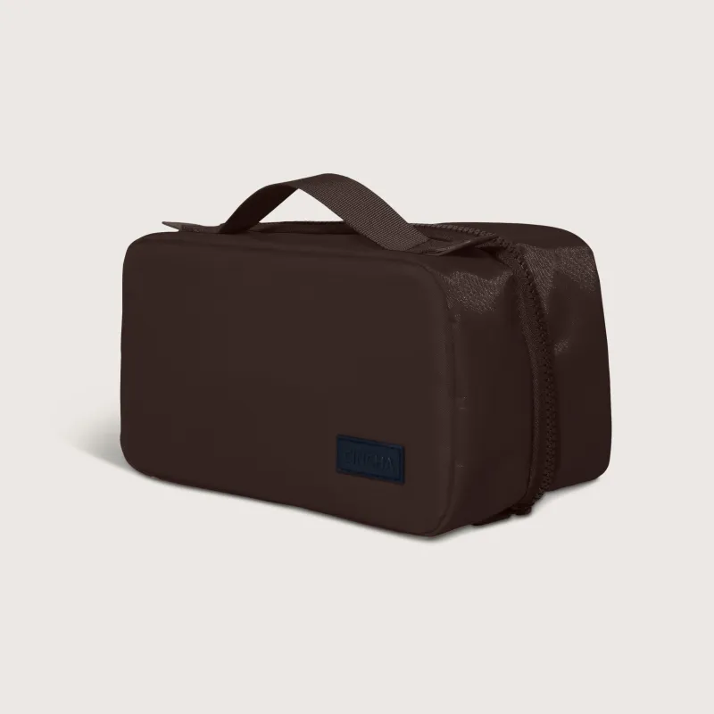 The Small Toiletry Bag - Espresso sold by Cincha Travel