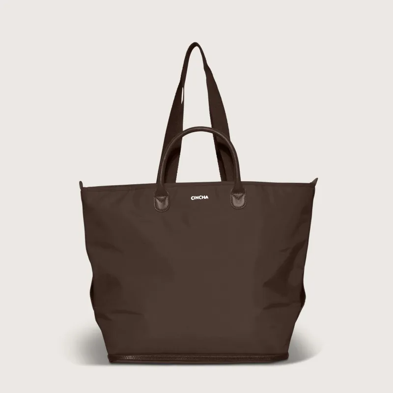The Expandable Tote - Espresso sold by Cincha Travel