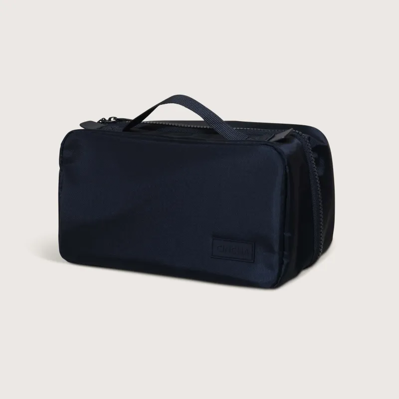 The Small Toiletry Bag - Jet made by Cincha Travel