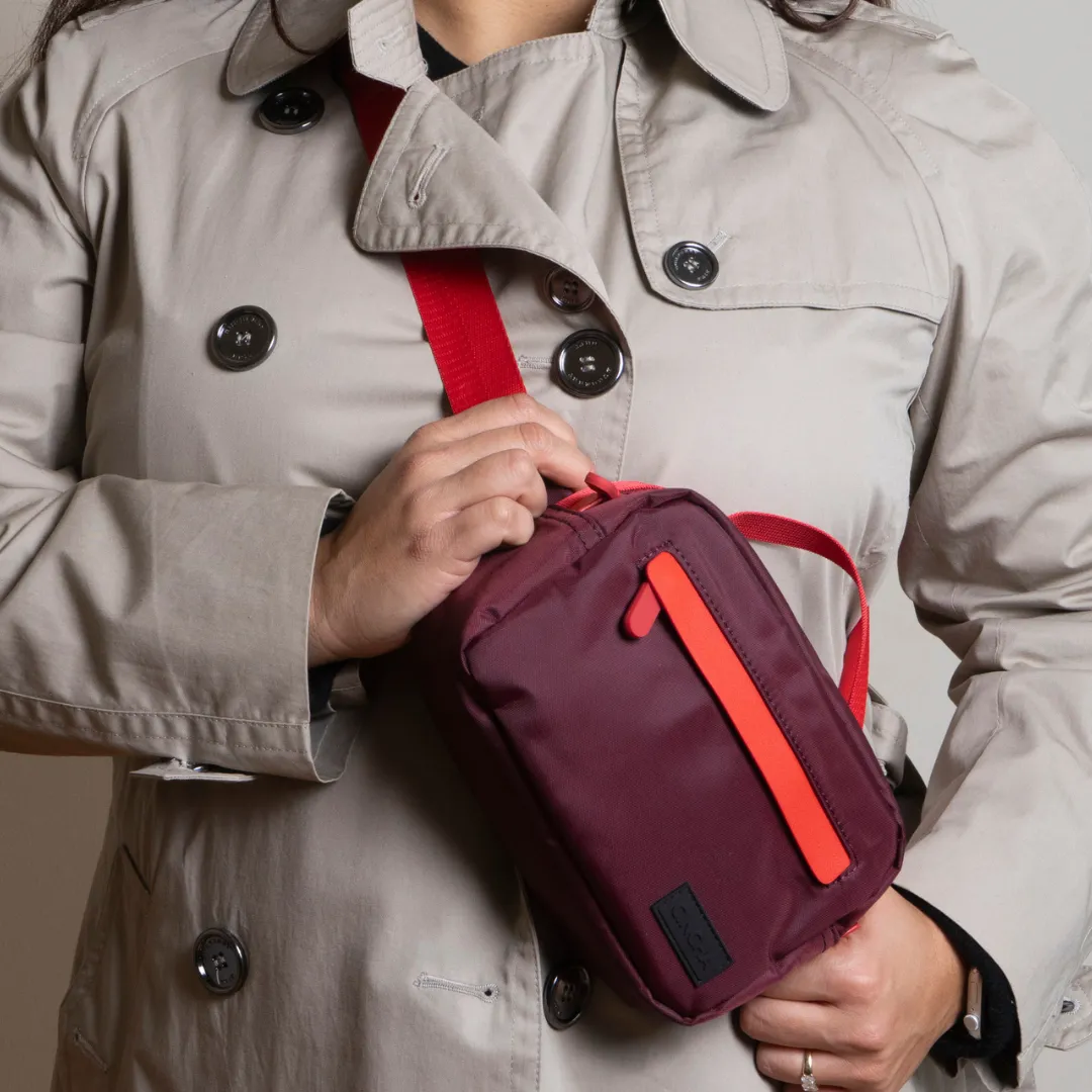 Travel Belt Bag - Merlot sold by Cincha Travel product image thumbnail 3