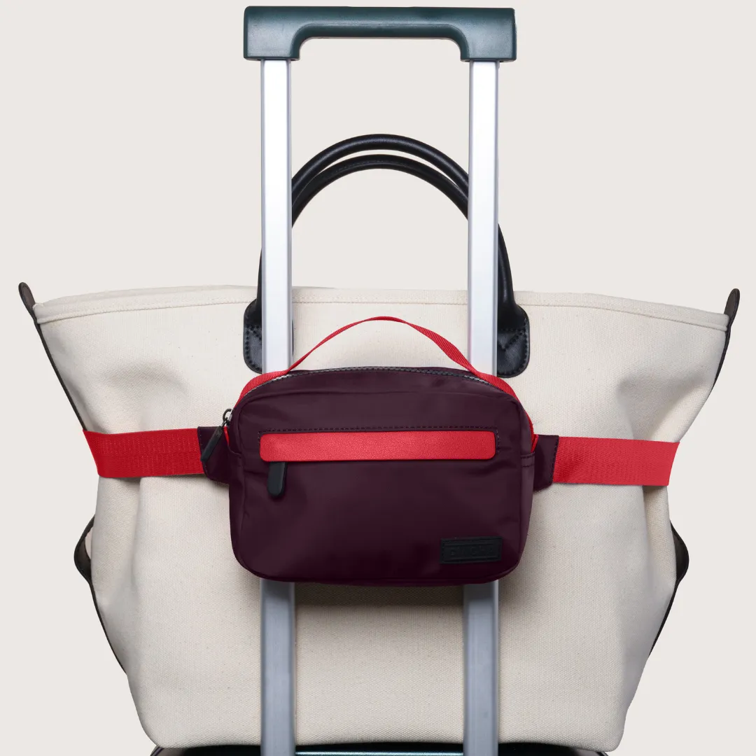 Travel Belt Bag - Merlot sold by Cincha Travel product image thumbnail 2