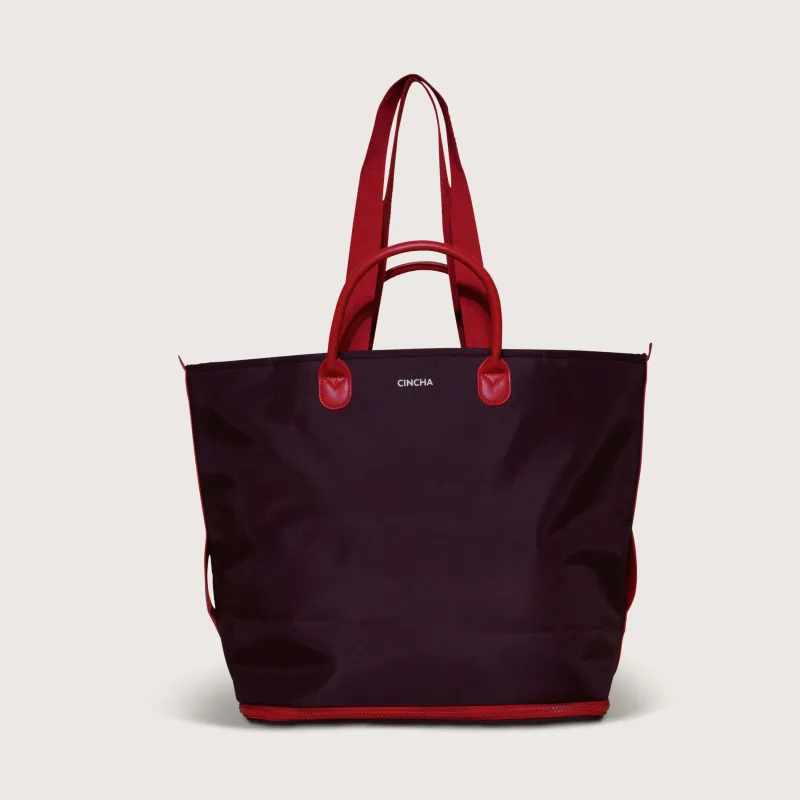 The Expandable Tote - Merlot made by Cincha Travel