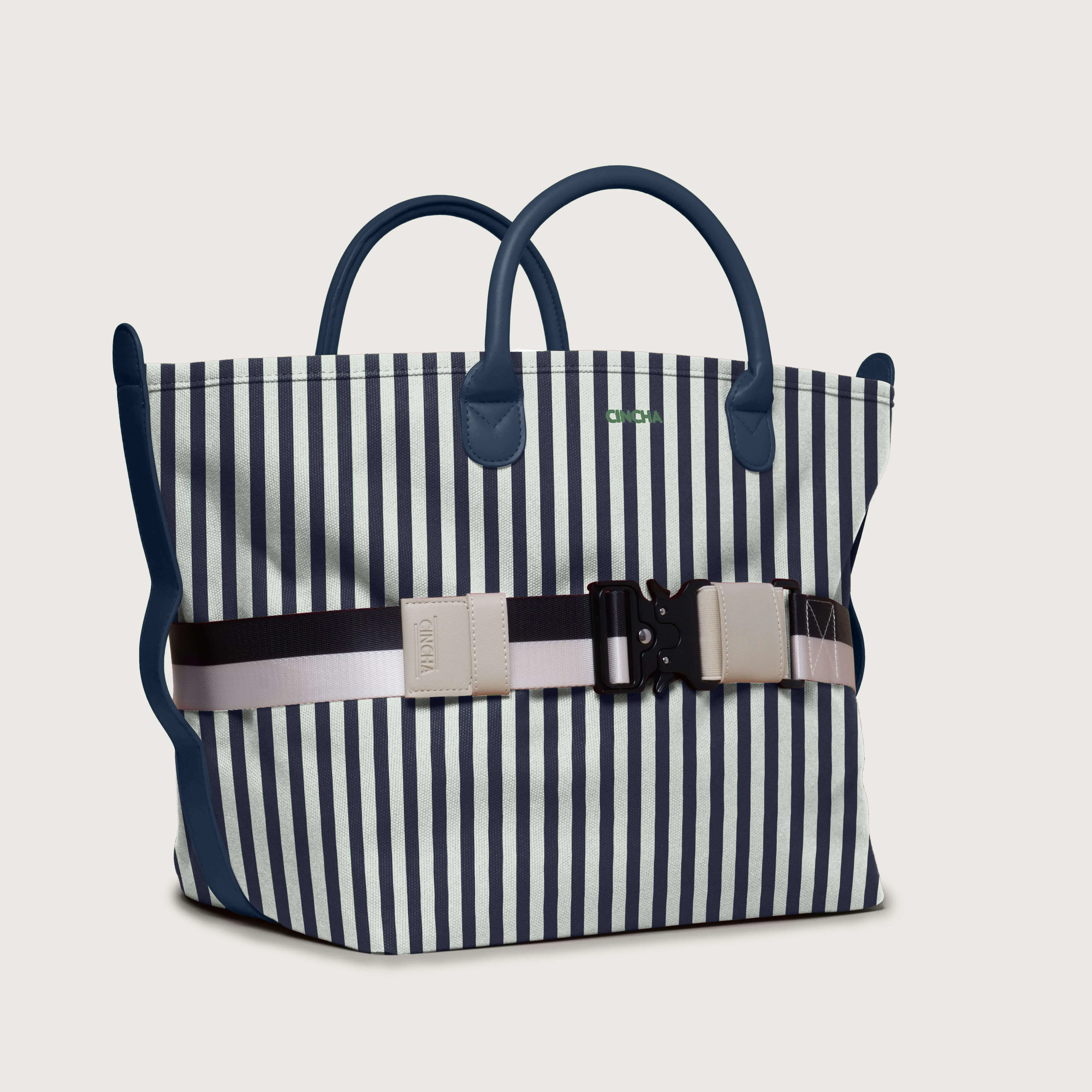 The Canvas Go-Tote - Navy Stripe sold by Cincha Travel product image thumbnail 2