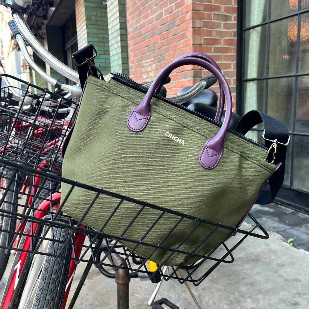 The Mini Canvas Go-Tote - Olive sold by Cincha Travel product image thumbnail 3