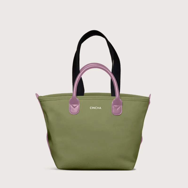 The Mini Canvas Go-Tote - Olive made by Cincha Travel