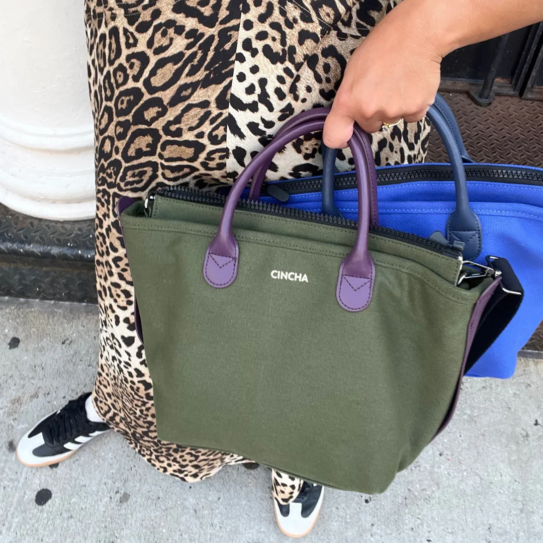 The Mini Canvas Go-Tote - Olive sold by Cincha Travel product image thumbnail 4