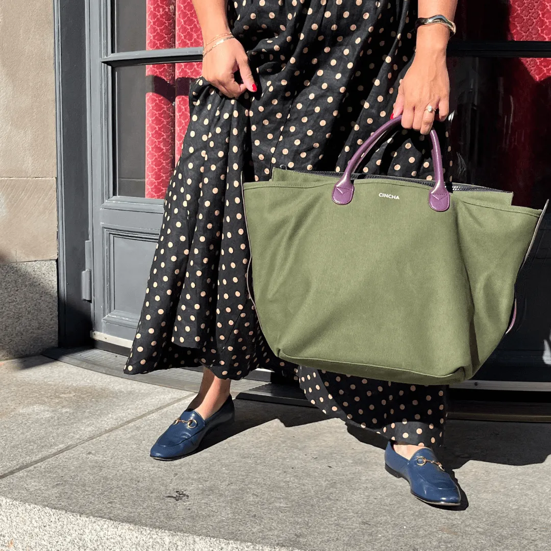 The Canvas Go-Tote - Olive sold by Cincha Travel product image thumbnail 2