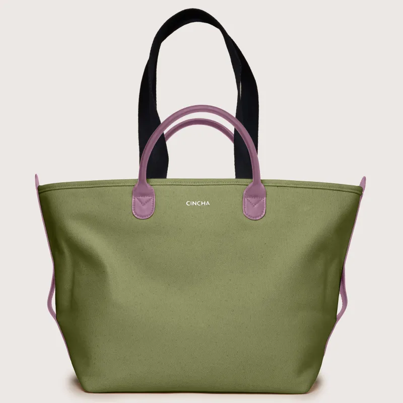 The Canvas Go-Tote - Olive made by Cincha Travel
