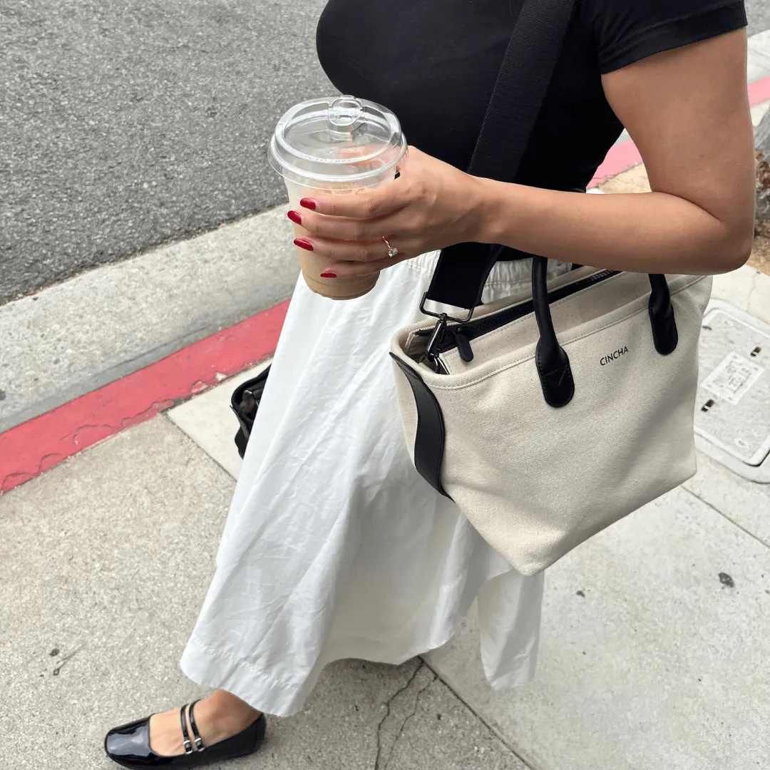 The Mini Canvas Go-Tote - Cream sold by Cincha Travel product image thumbnail 4