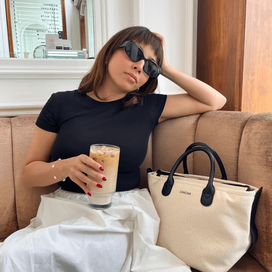 The Mini Canvas Go-Tote - Cream sold by Cincha Travel product image thumbnail 5