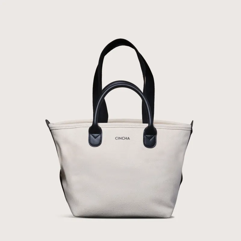 The Mini Canvas Go-Tote - Cream sold by Cincha Travel