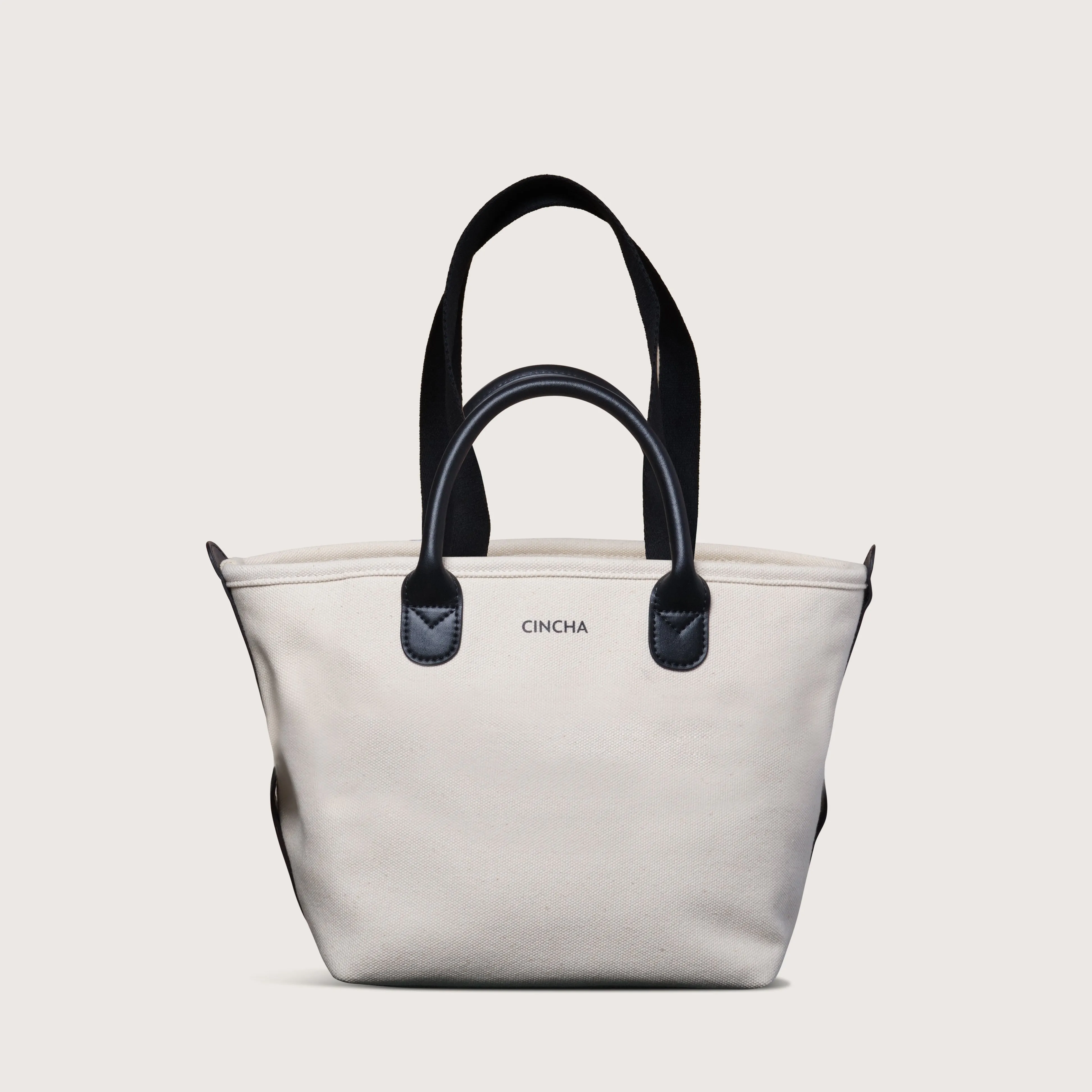 The Mini Canvas Go-Tote - Cream sold by Cincha Travel
