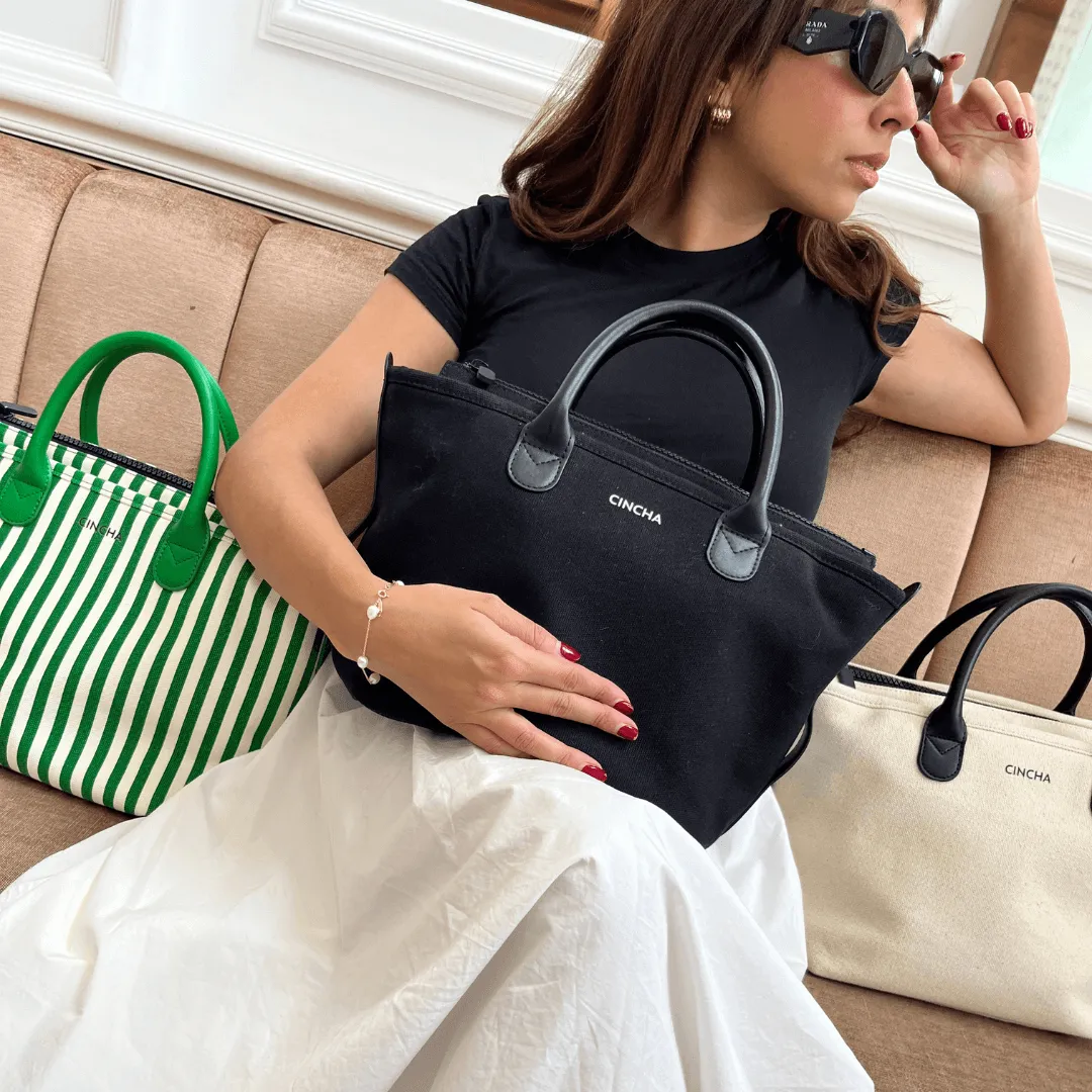 The Mini Canvas Go-Tote - Jet sold by Cincha Travel product image thumbnail 3
