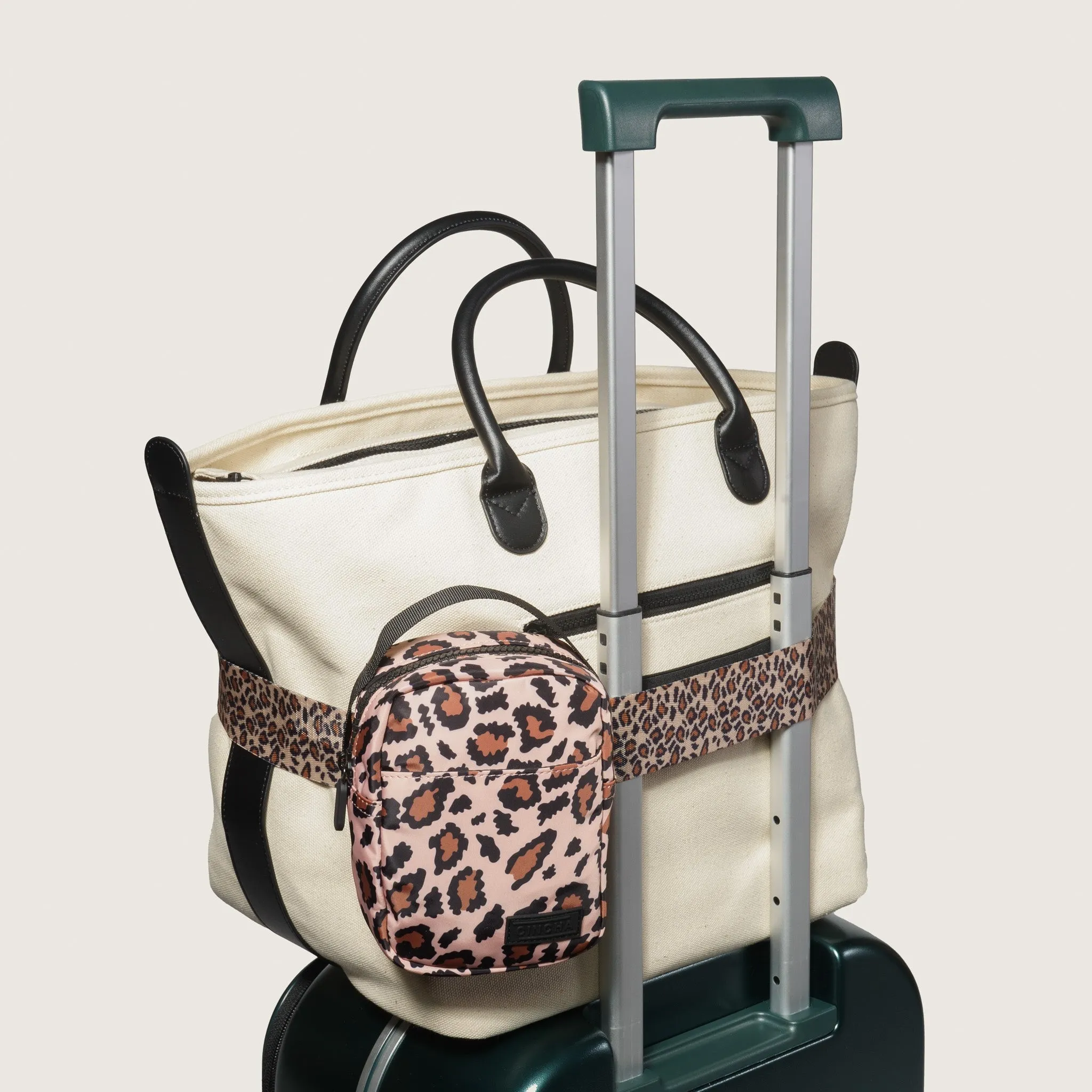 The Bigger Bag Buddy - Leopard sold by Cincha Travel
