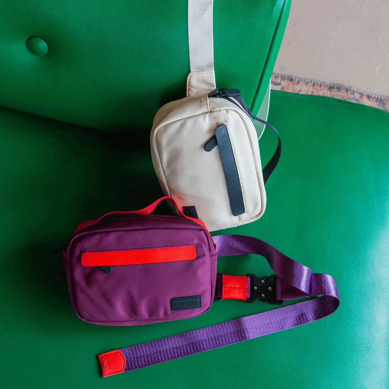 Travel Belt Bag - Cream sold by Cincha Travel product image thumbnail 4