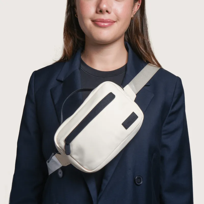 Travel Belt Bag - Cream made by Cincha Travel