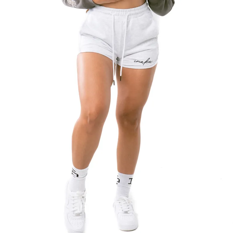 WOMEN'S COTTON SHORTS - SNOW GREY sold by Inaka power