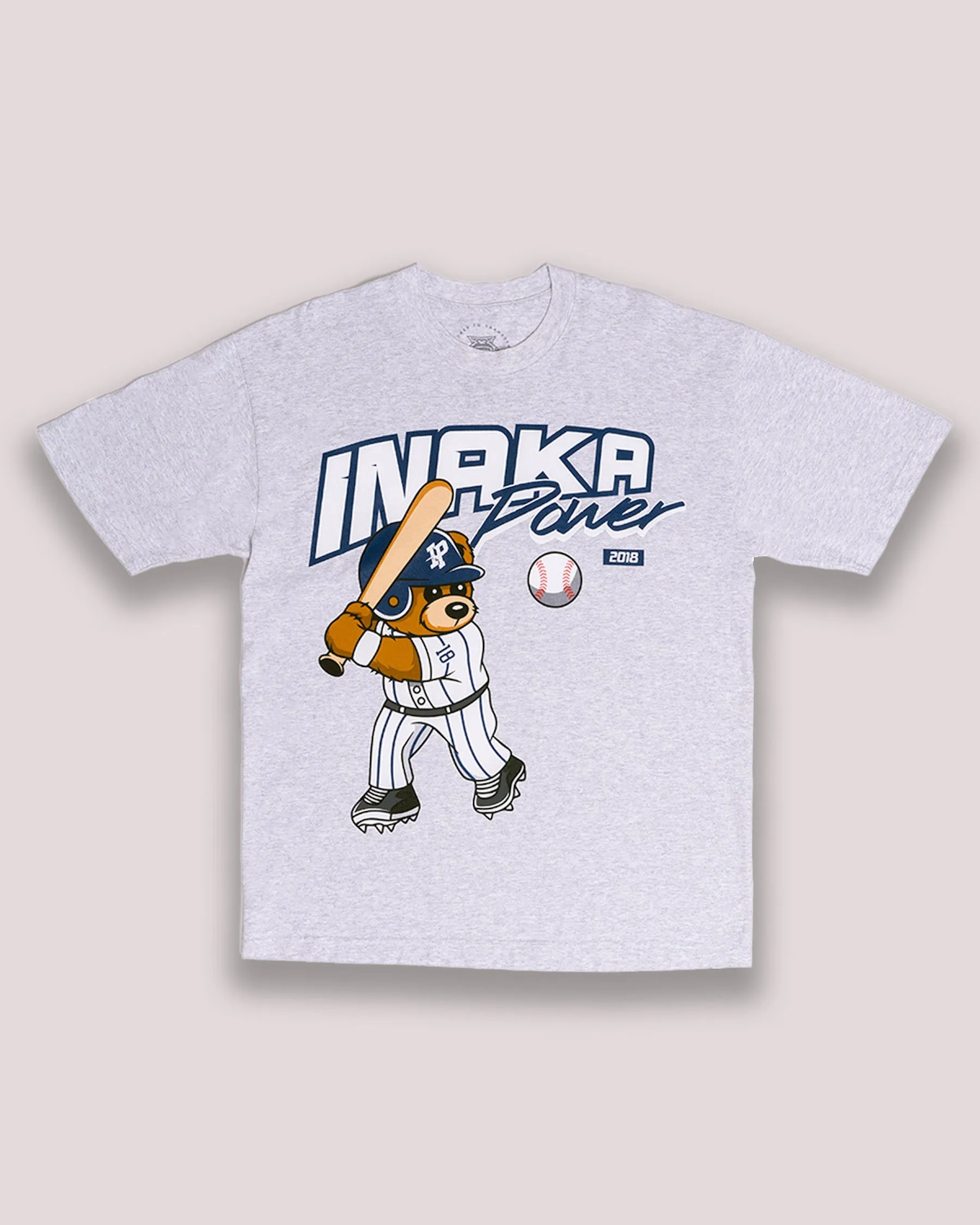 NY TEDDY TEE - GREY sold by Inaka power product image thumbnail 5