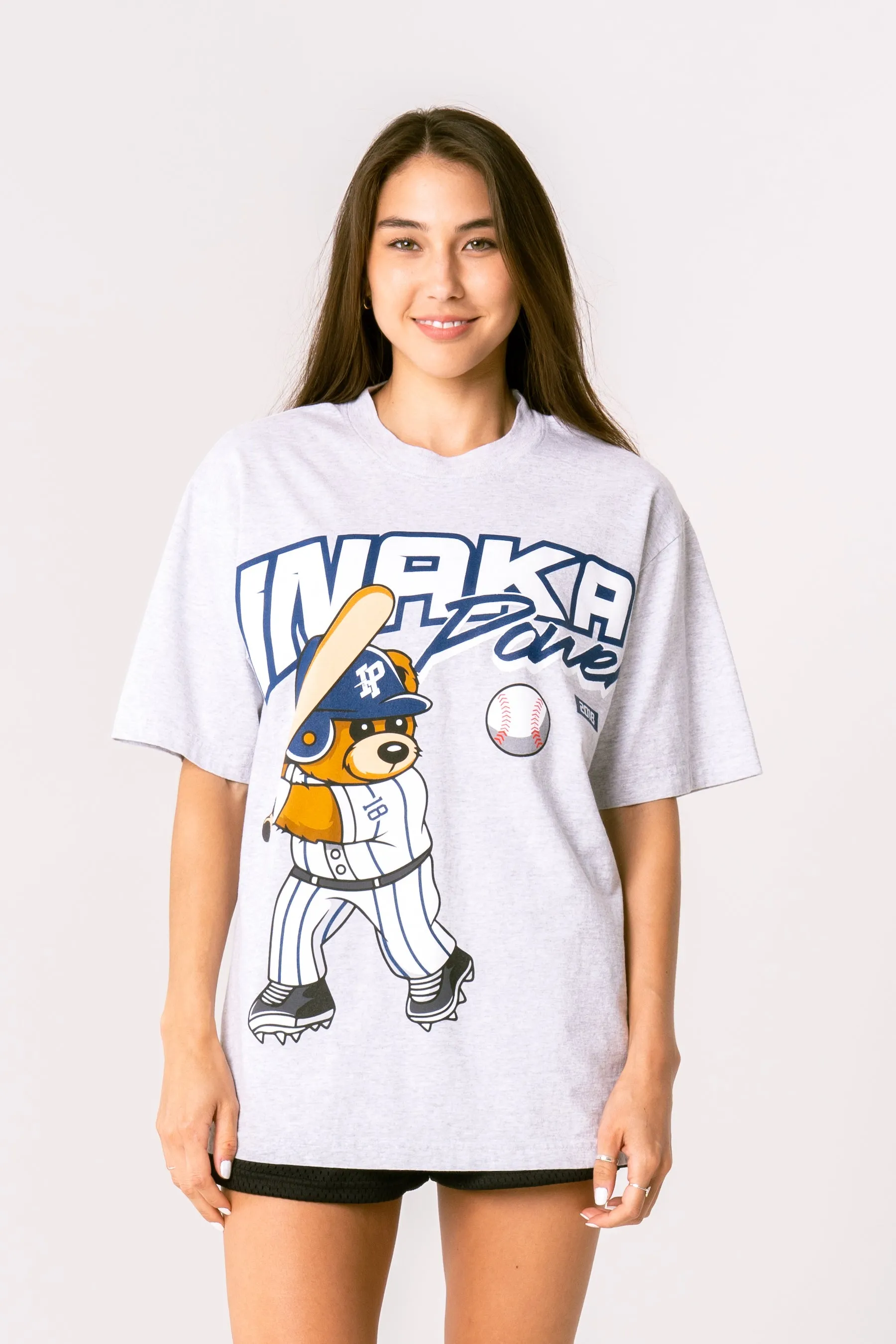 NY TEDDY TEE - GREY sold by Inaka power