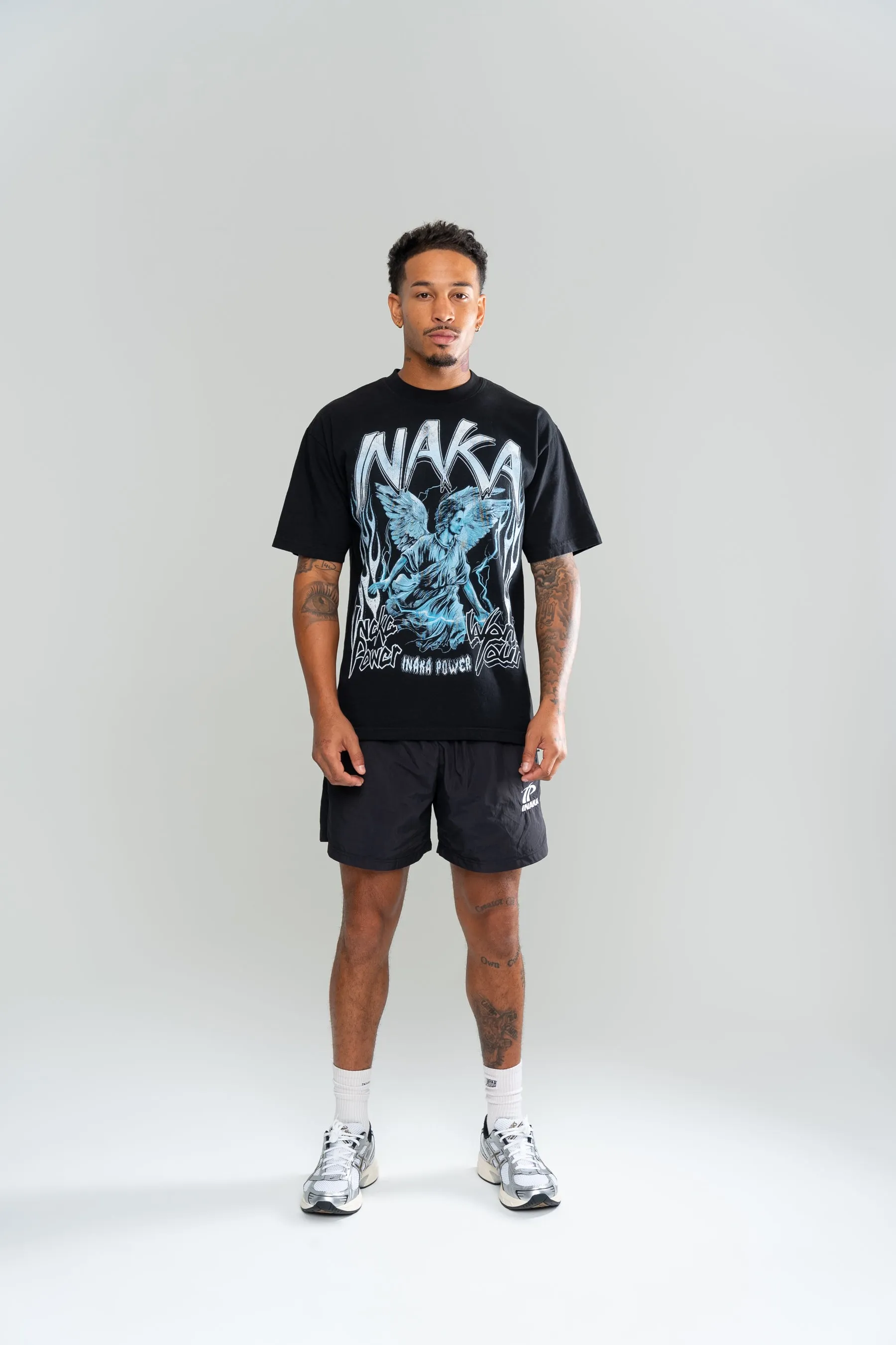 INAKA SAINT TOUR TEE - BLACK sold by Inaka power product image thumbnail 3