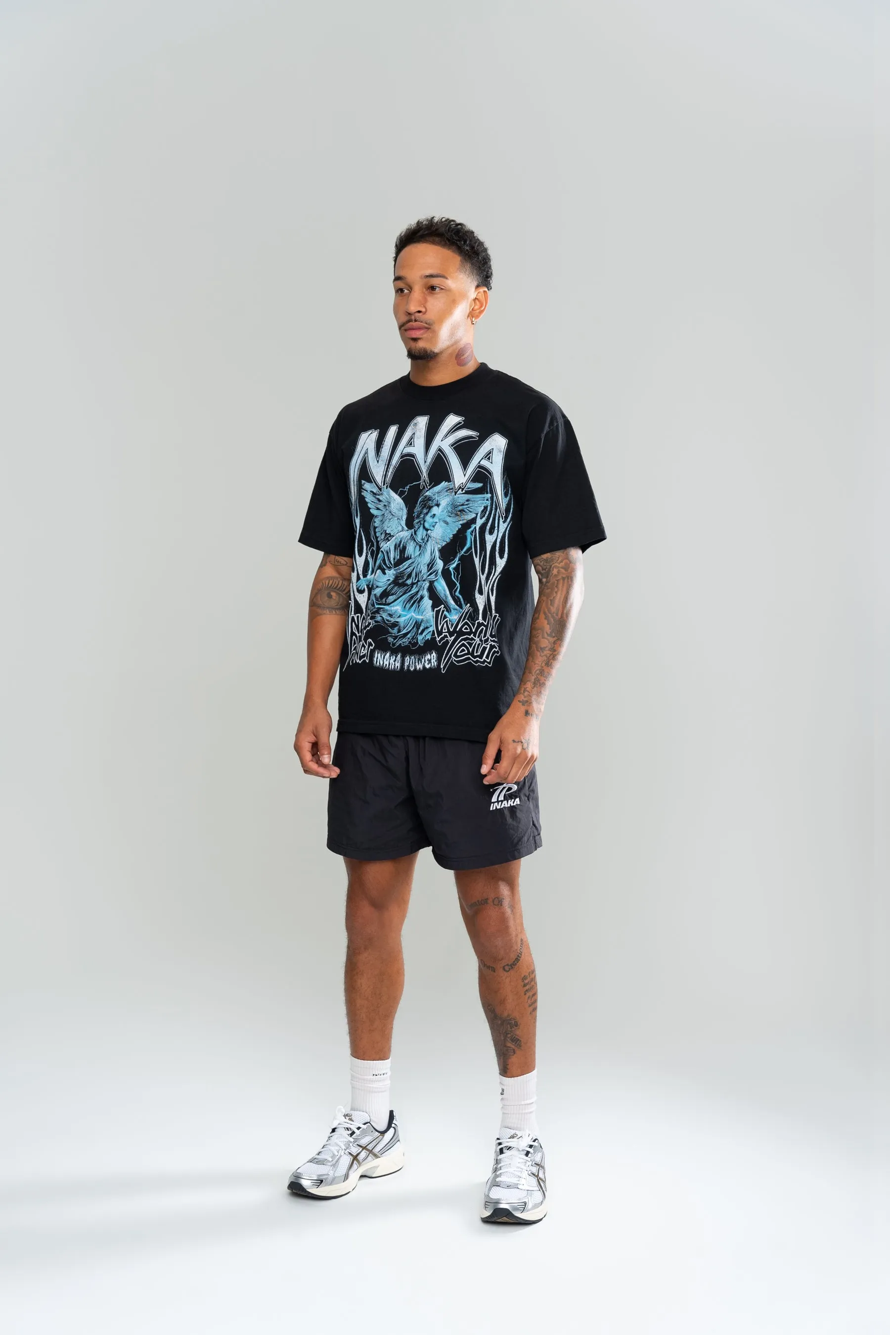 INAKA SAINT TOUR TEE - BLACK sold by Inaka power product image thumbnail 5