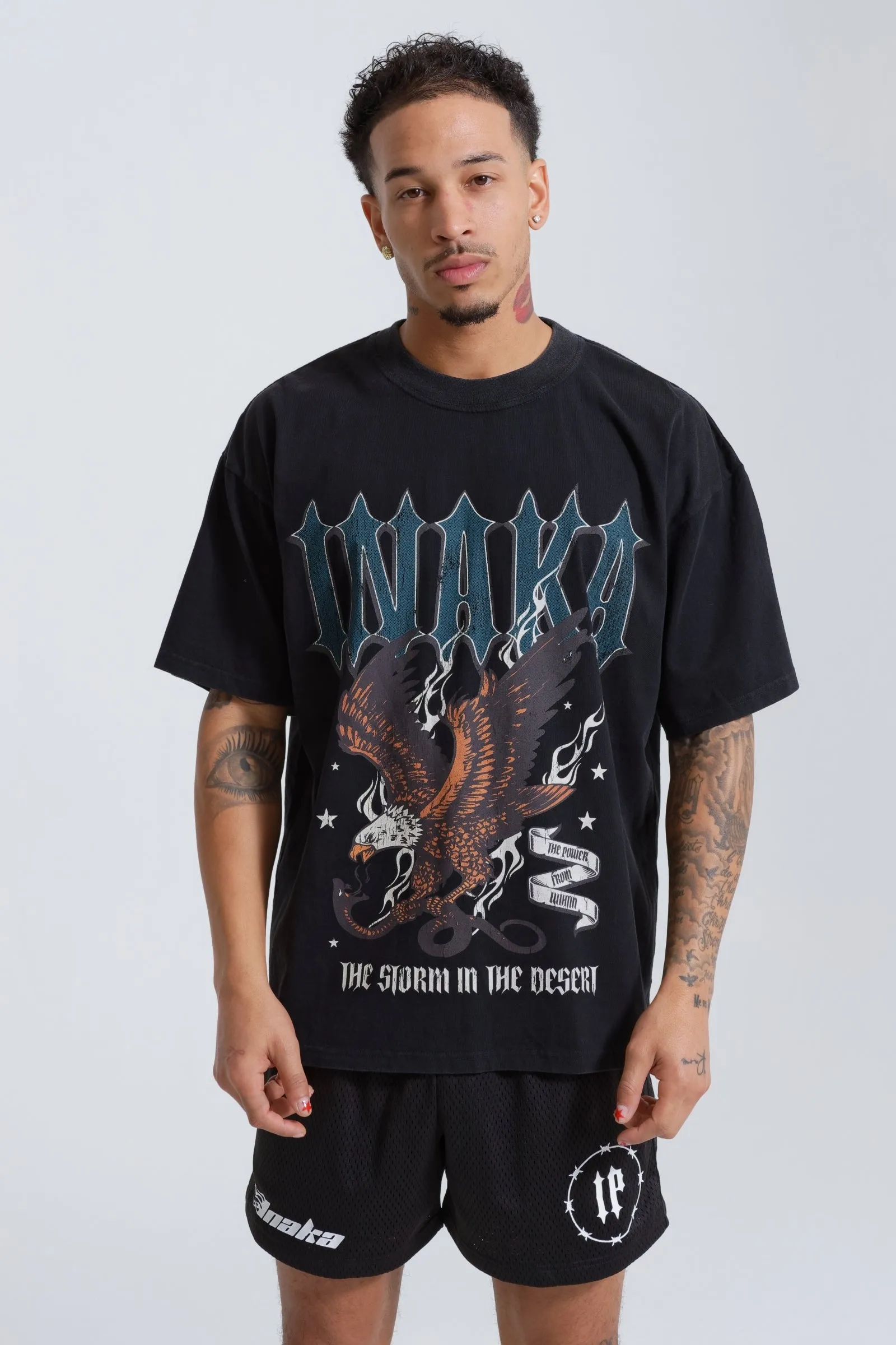 SKYRIDER TEE - BLACK sold by Inaka power product image thumbnail 3