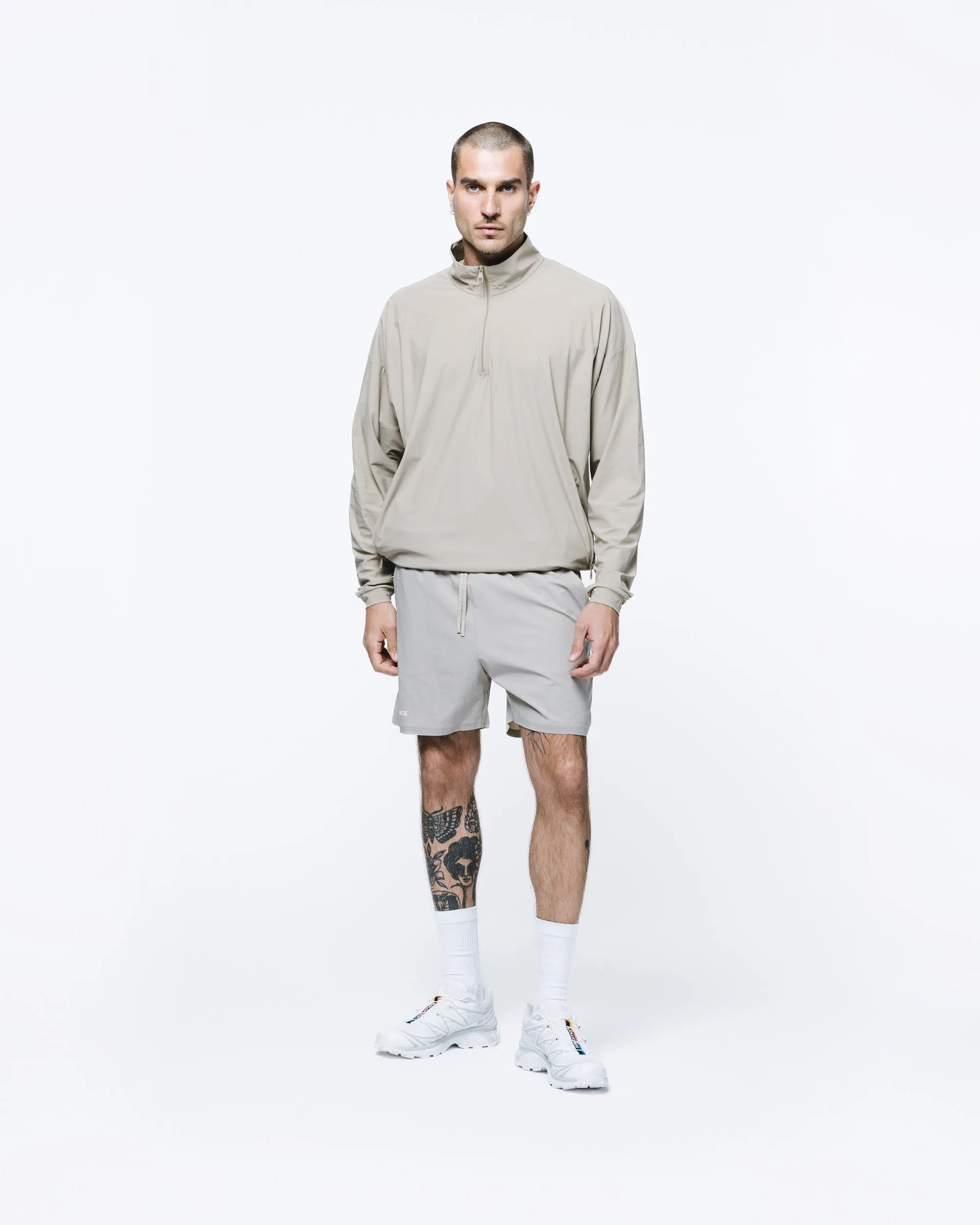 PERFORMANCE CLUB 1/4 ZIP JACKET - TAUPE sold by Inaka power product image thumbnail 3