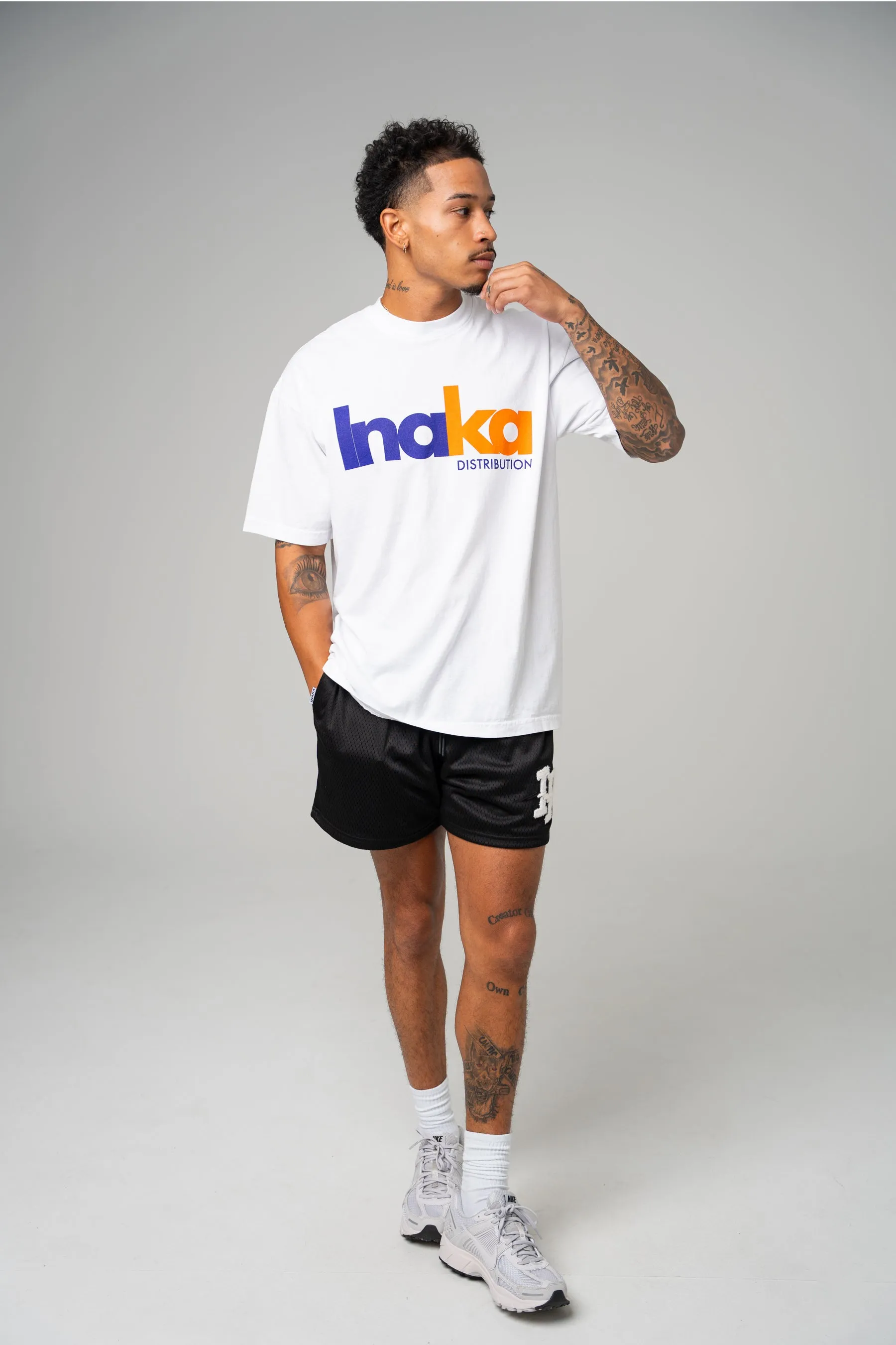 INAKA DISTRIBUTION TEE - WHITE sold by Inaka power product image thumbnail 5