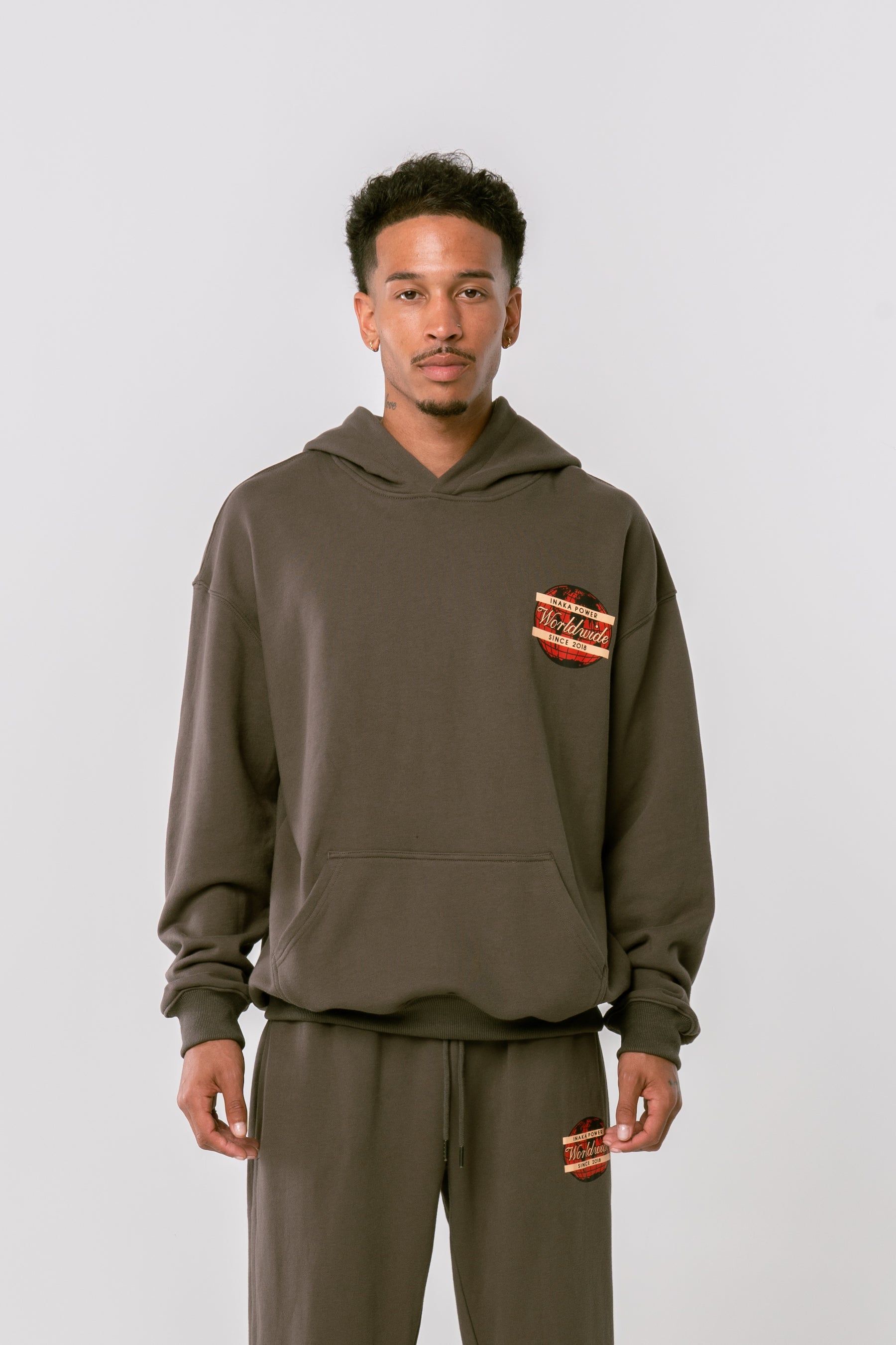 EST. WorldWide Hoodie - Charcoal sold by Inaka power