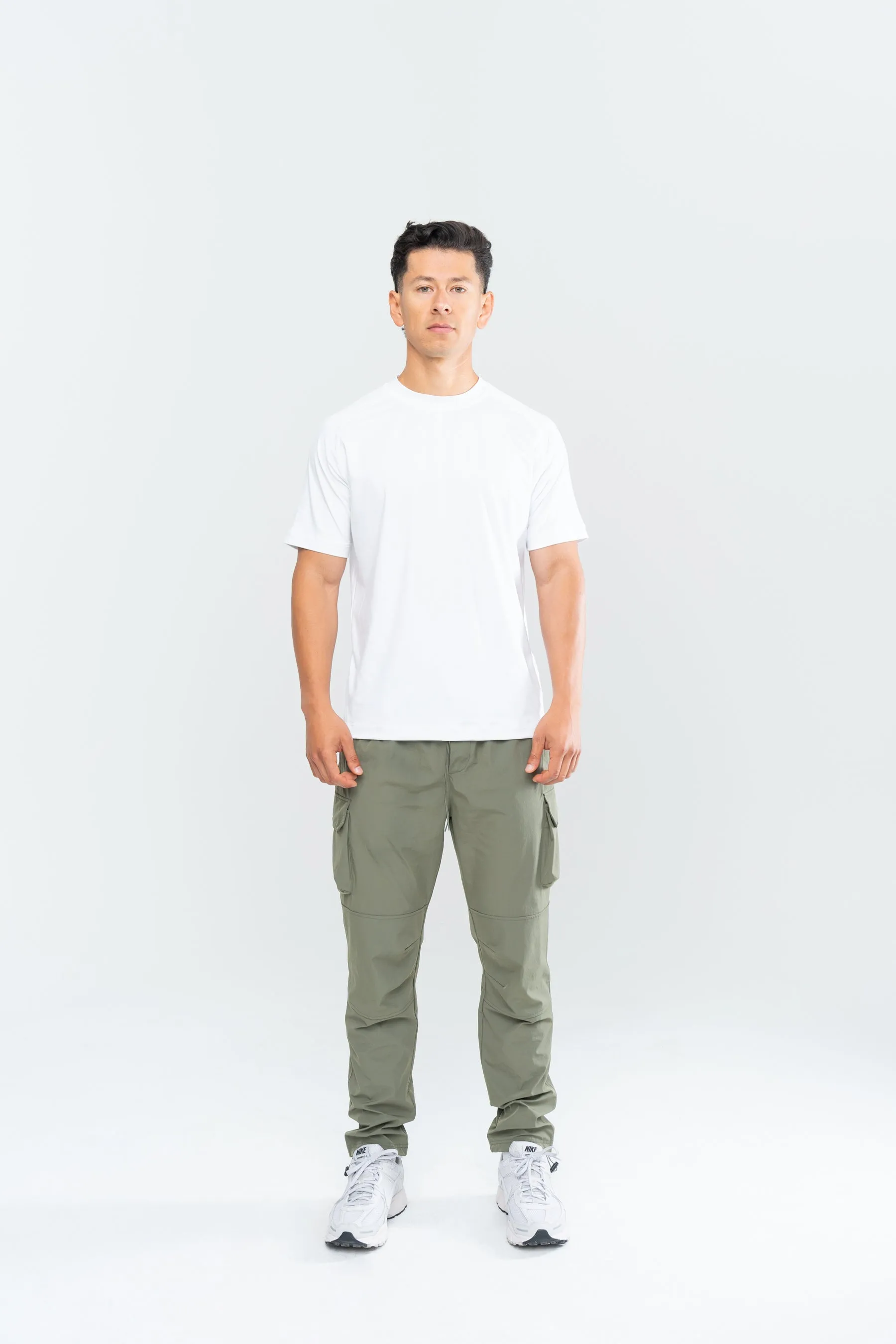 MEN'S PERFORMANCE TECH CARGO JOGGERS - OLIVE sold by Inaka power product image thumbnail 2