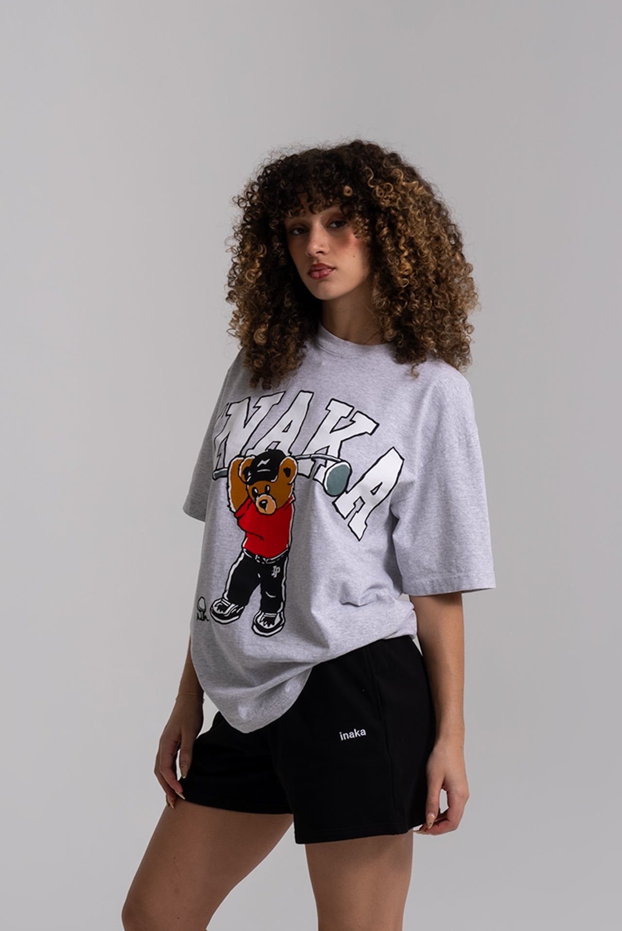 Teddy Woods Tee - Grey sold by Inaka power product image thumbnail 3