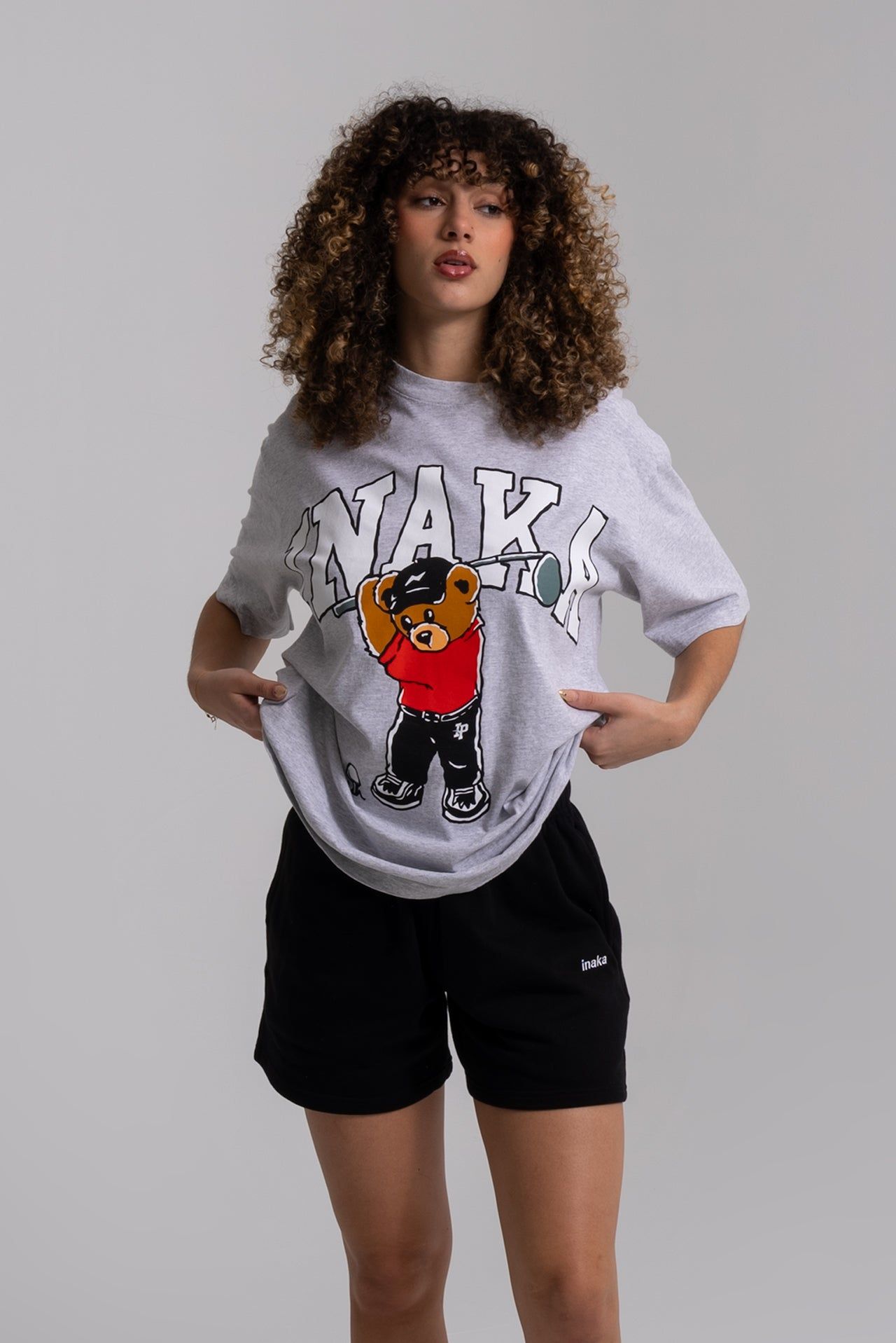 Teddy Woods Tee - Grey sold by Inaka power product image thumbnail 2