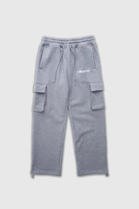 MENS FLEECE CARGOS - GREY sold by Inaka power