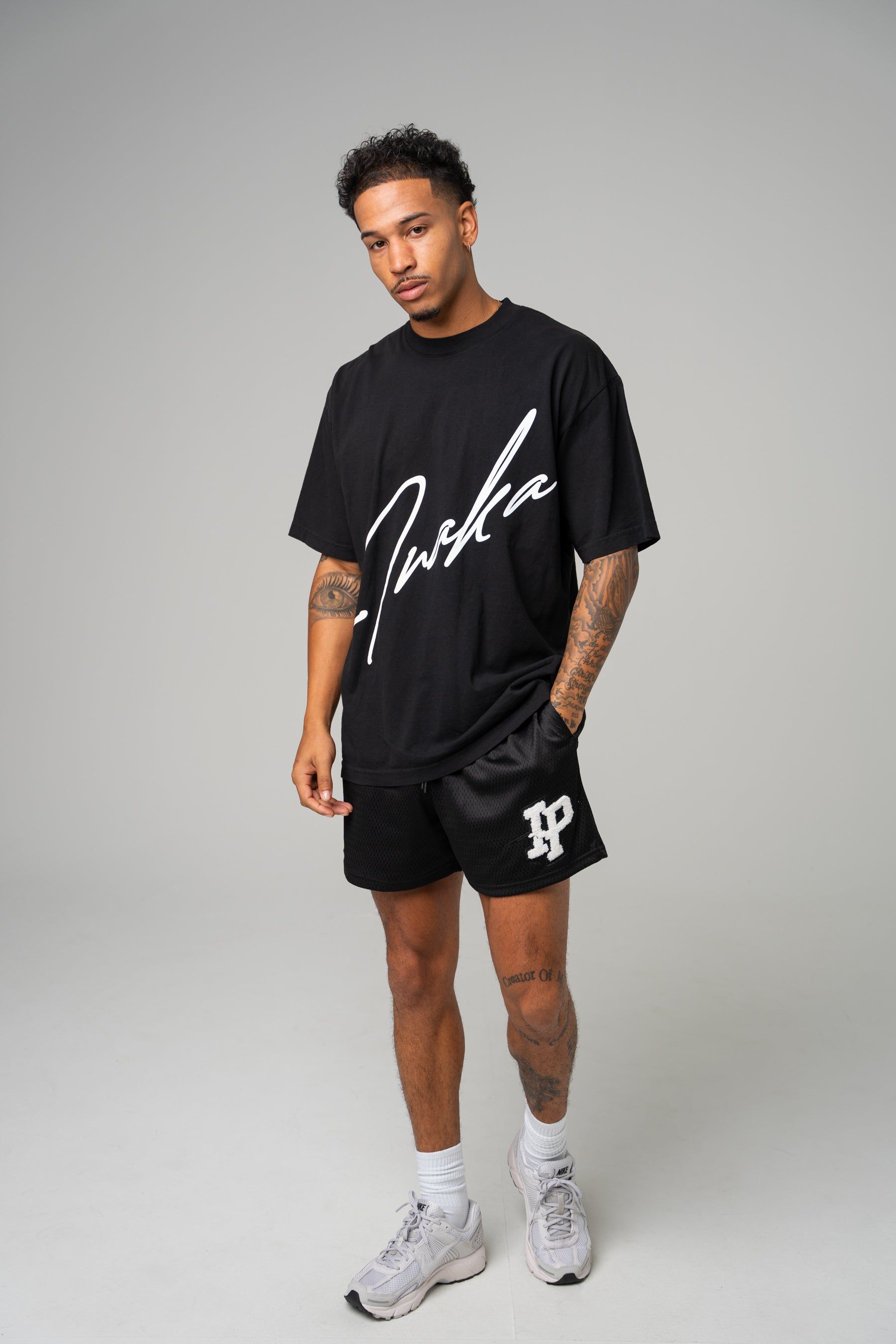 Signature Tee - Black sold by Inaka power product image thumbnail 3