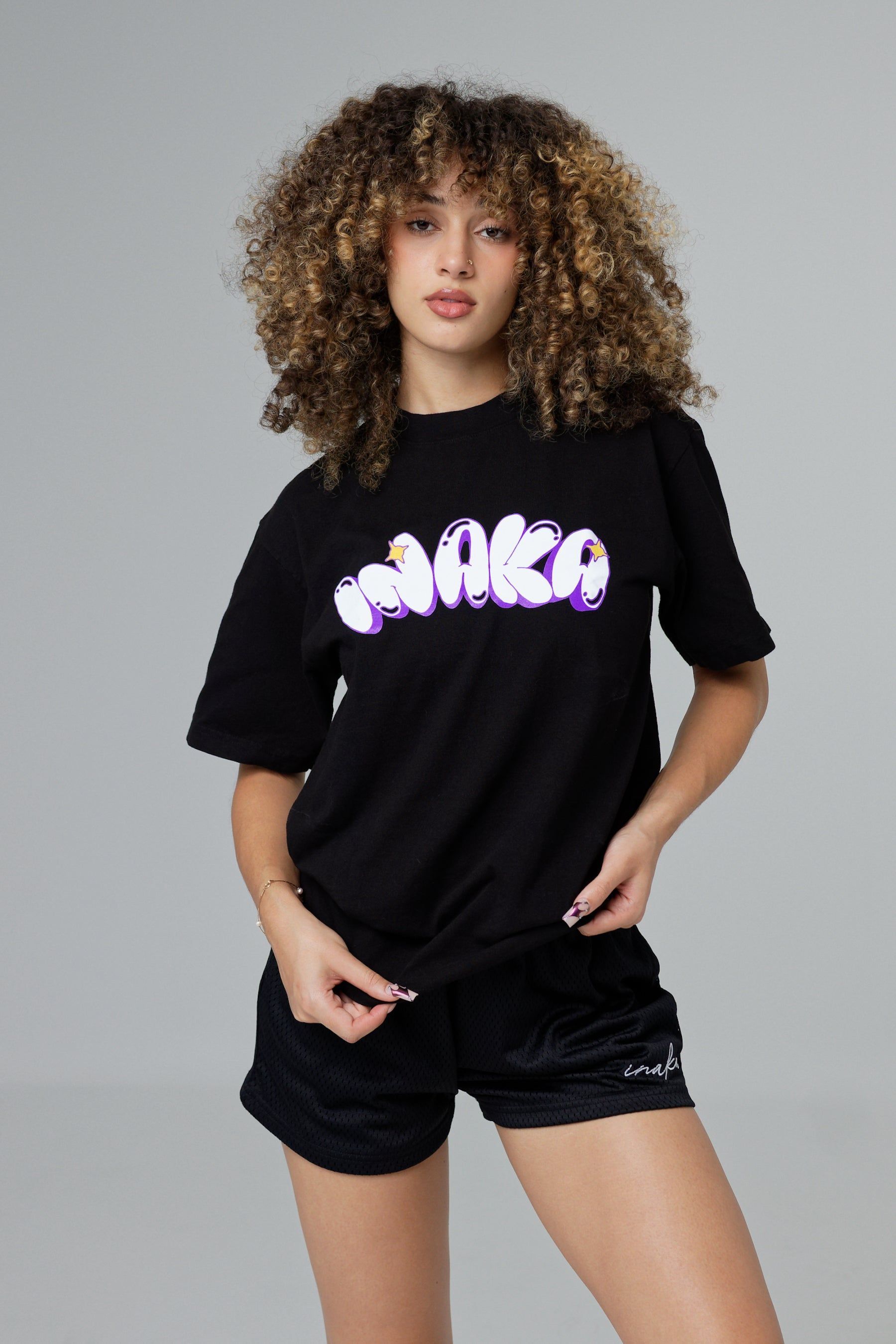 Graffiti Tee - Black sold by Inaka power product image thumbnail 2