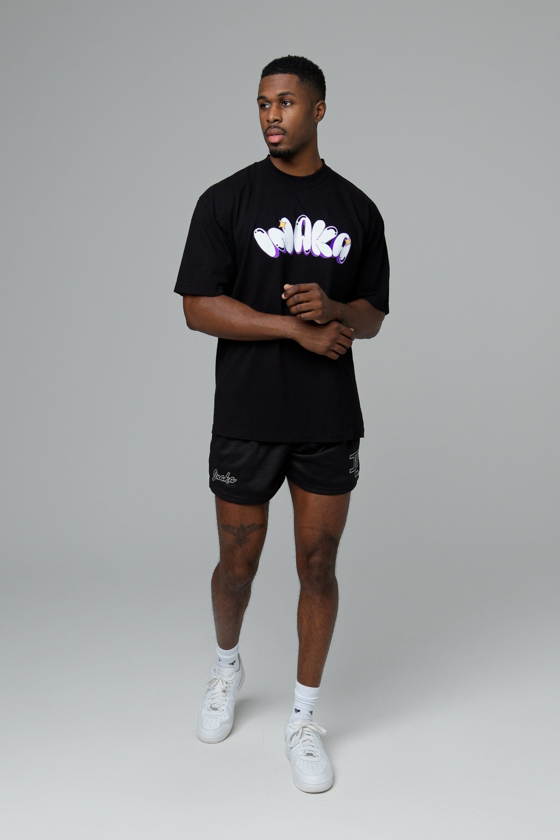 Graffiti Tee - Black sold by Inaka power product image thumbnail 3