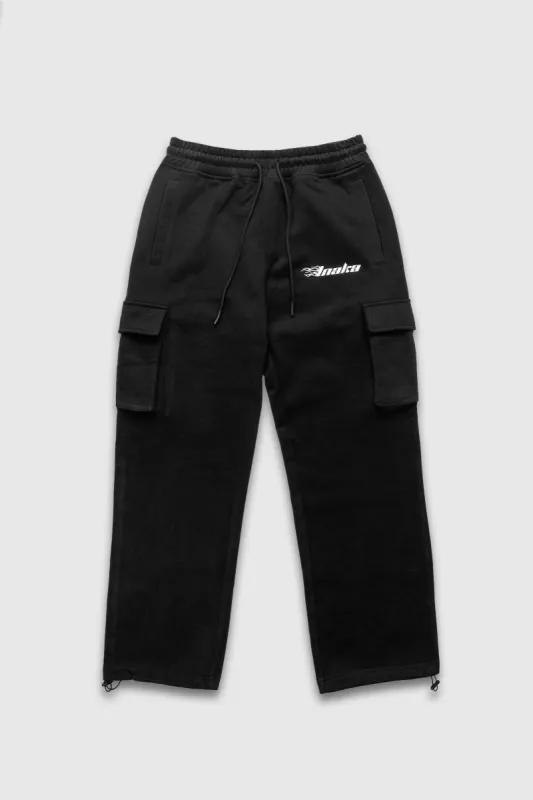MENS FLEECE CARGOS - ONYX sold by Inaka power