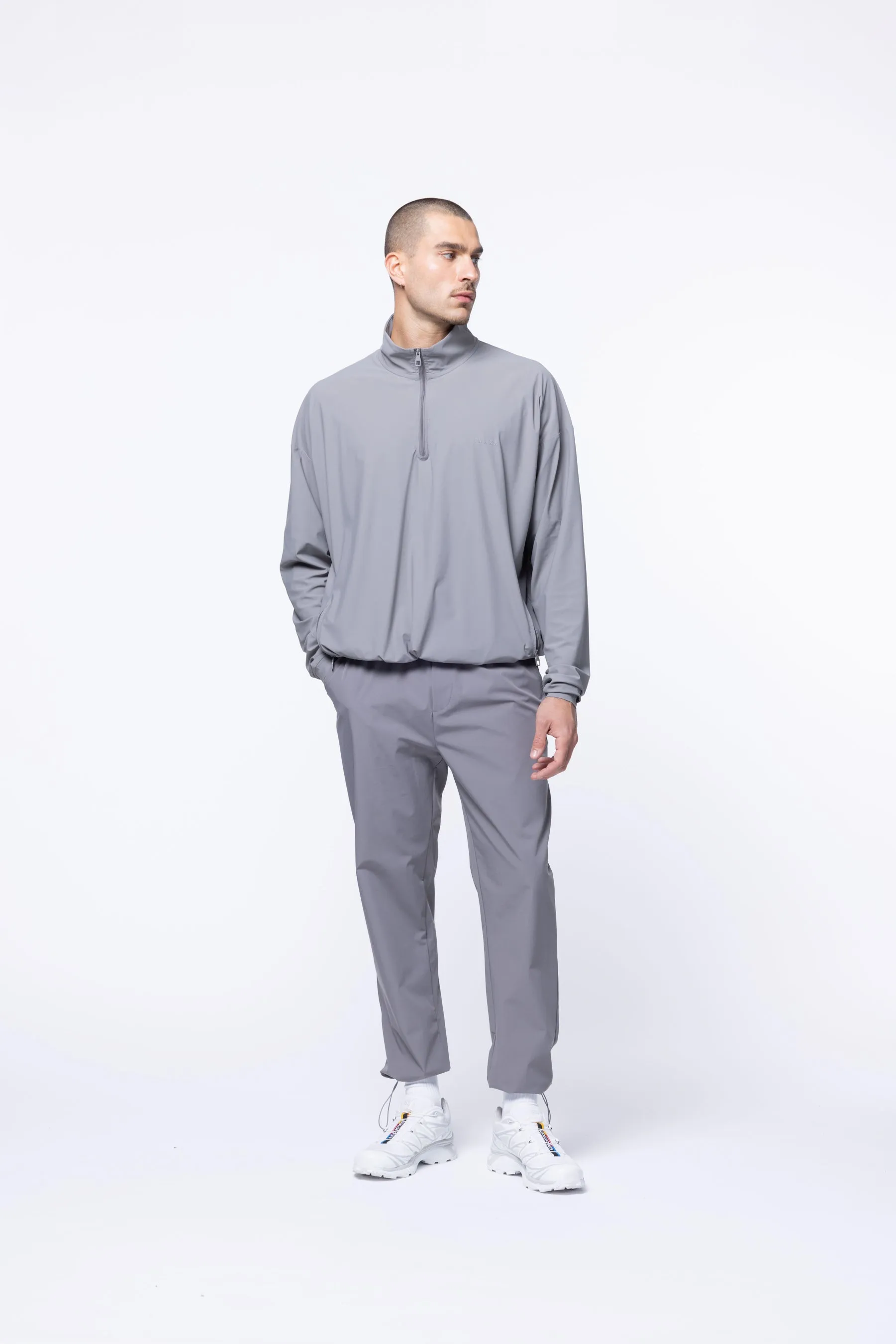 PERFORMANCE CLUB 1/4 ZIP JACKET - GREY sold by Inaka power product image thumbnail 5