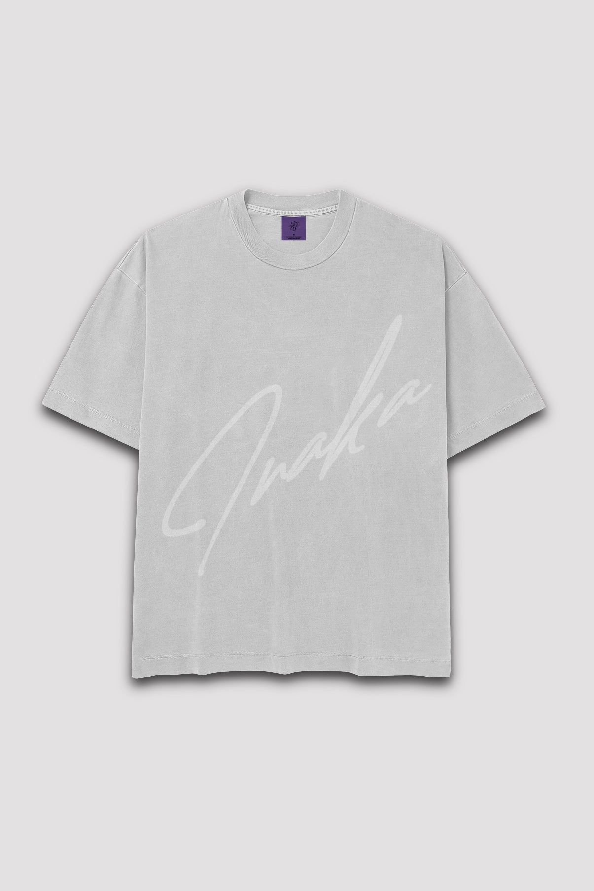 Signature Tee - Light Grey sold by Inaka power