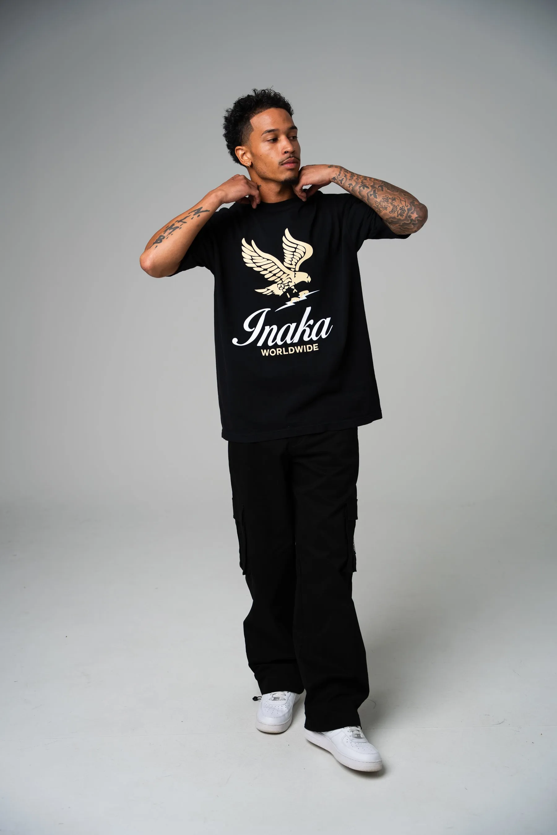 HAWK TEE - BLACK sold by Inaka power product image thumbnail 3
