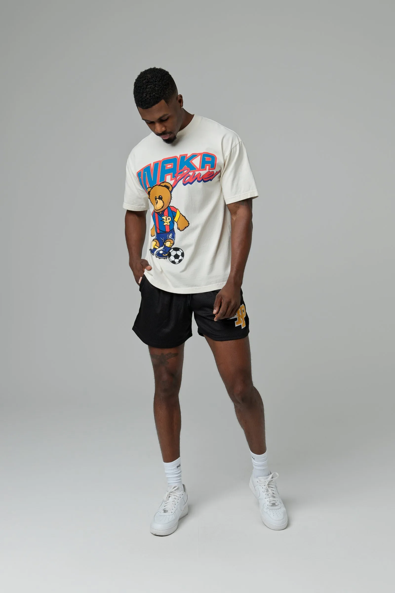 BARCELONA TEDDY TEE - WHITE sold by Inaka power product image thumbnail 2