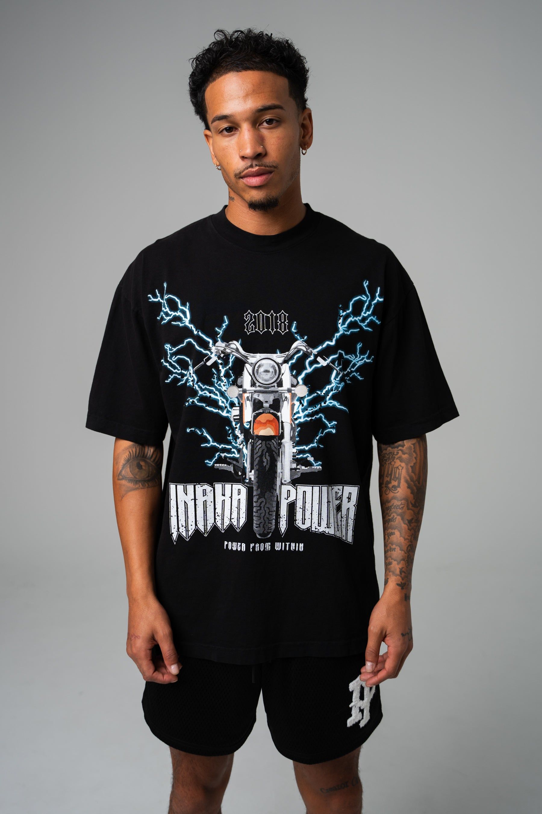Power from Within Tee - Black sold by Inaka power product image thumbnail 3