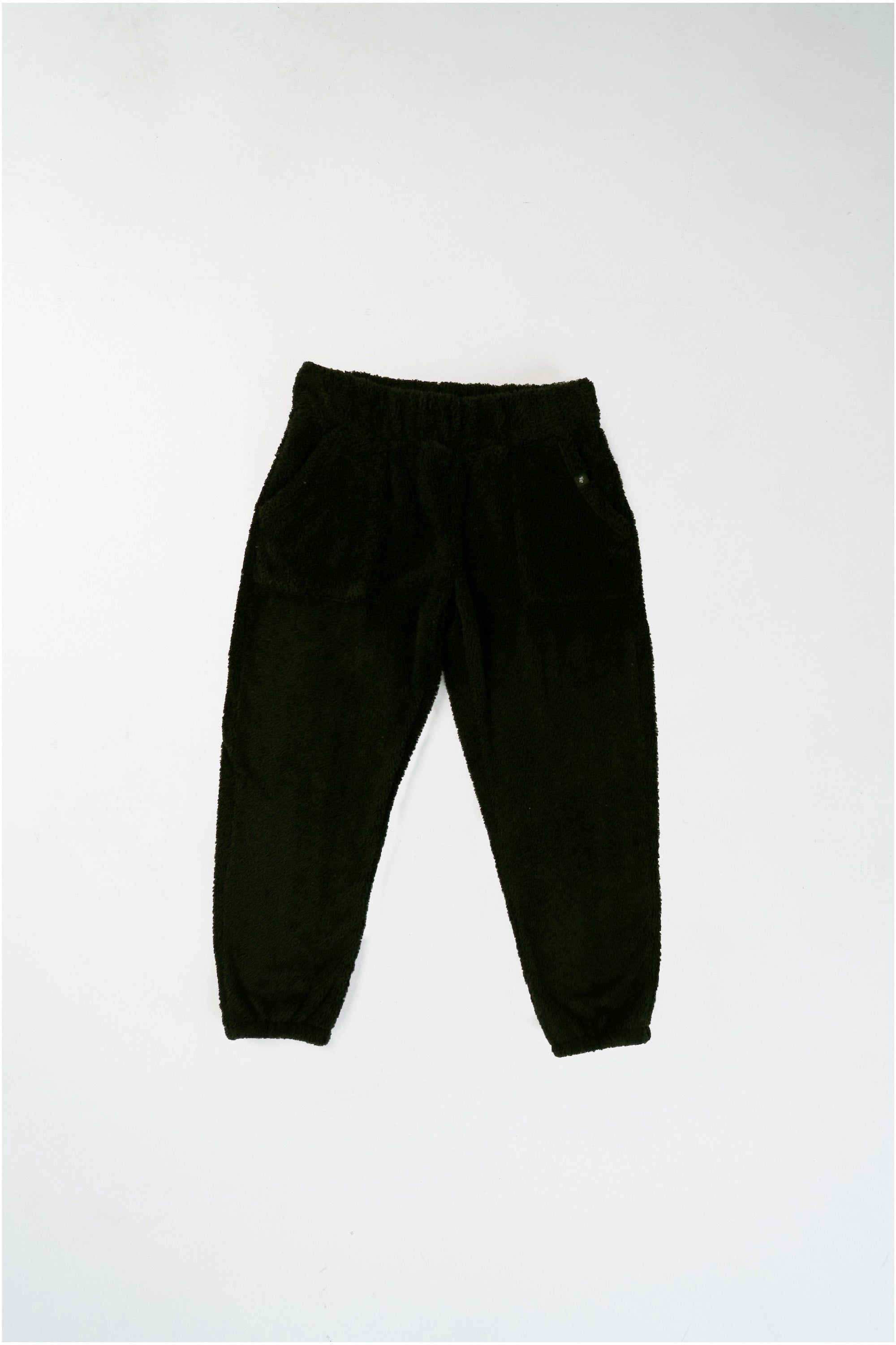 High Waisted Teddy Fleece Pants - Black sold by Inaka power product image thumbnail 2