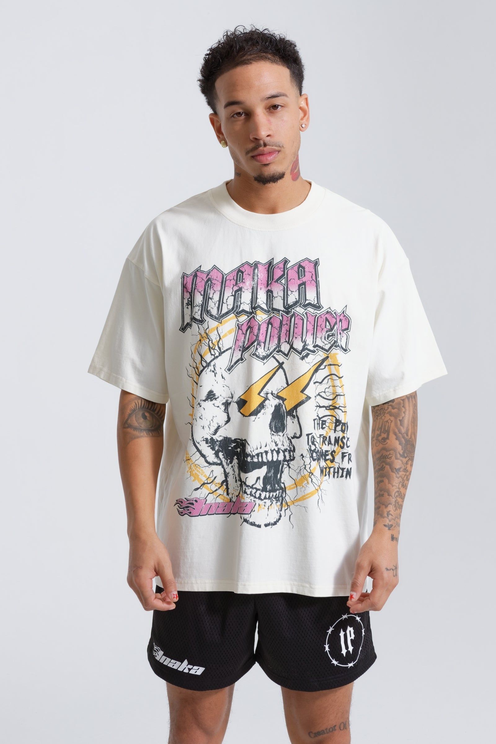 Electric Rodeo Tee - Cream sold by Inaka power product image thumbnail 3